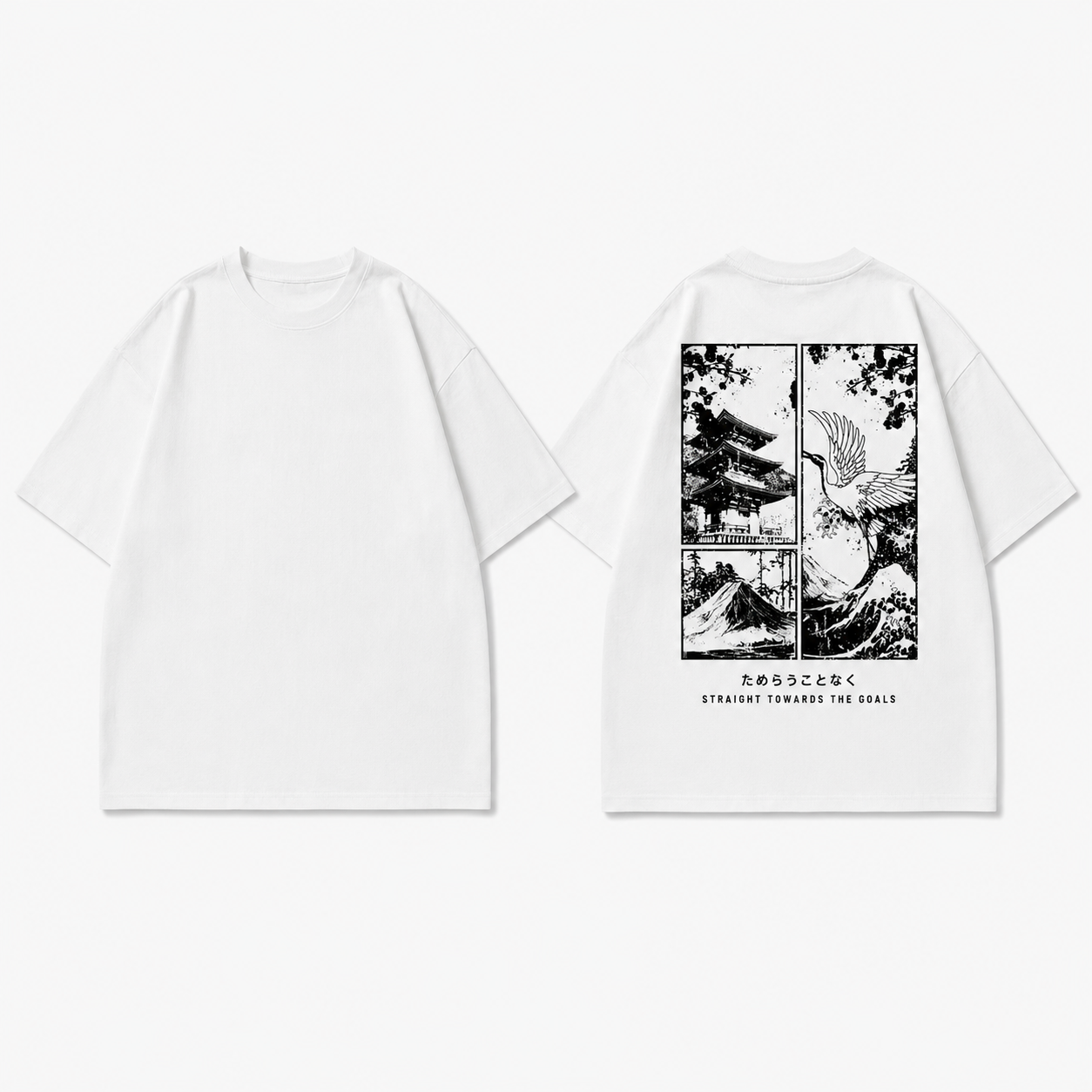 Camiseta Japonesa Templo