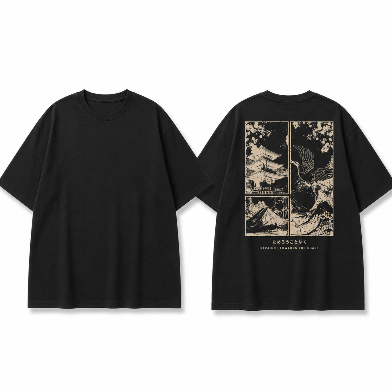 Camiseta Japonesa Templo