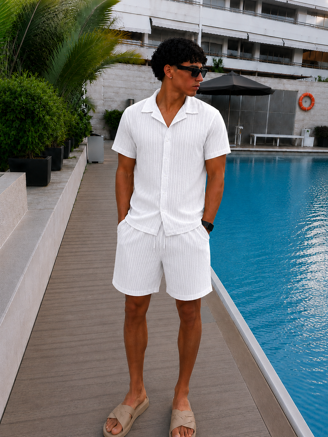 Conjunto Retro Striped