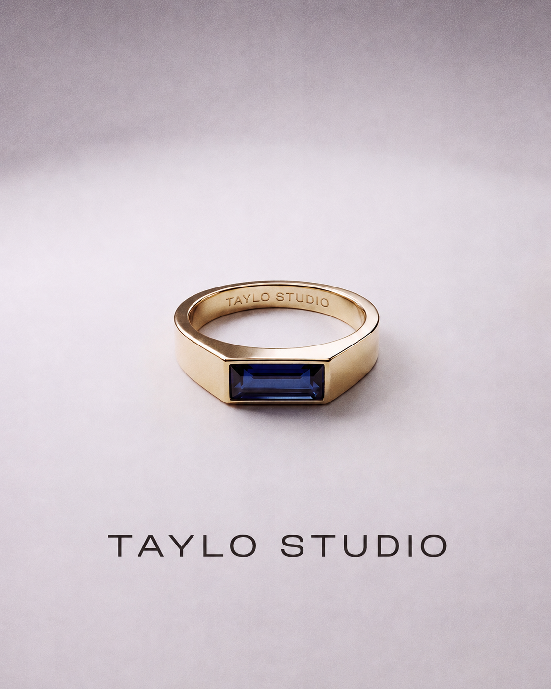 Anillo Lago Como (Bañado oro 18k).