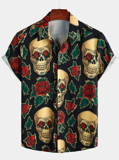 Camisa Mexican Tattoo Skull