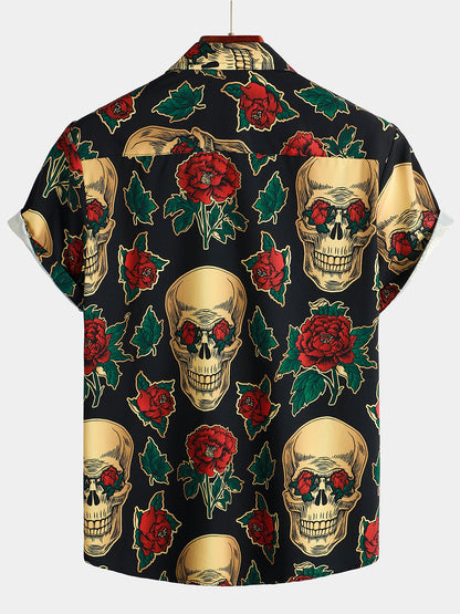 Camisa Mexican Tattoo Skull