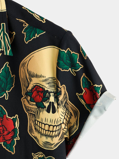 Camisa Mexican Tattoo Skull
