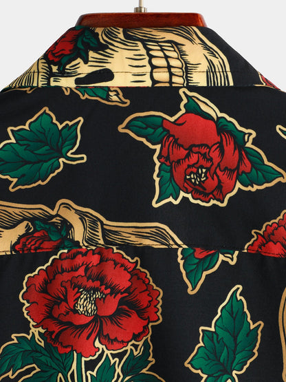 Camisa Mexican Tattoo Skull