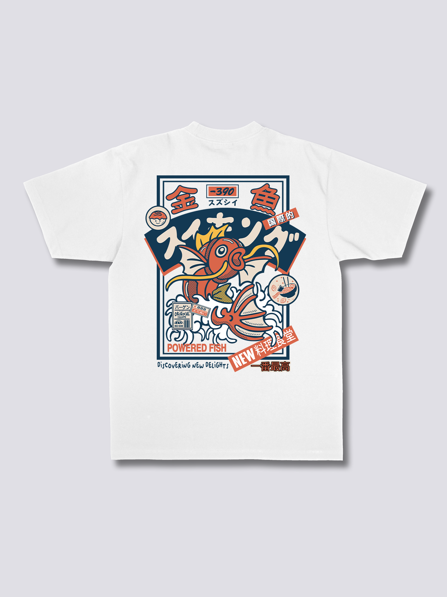 Camiseta Japonesa Pez Koi