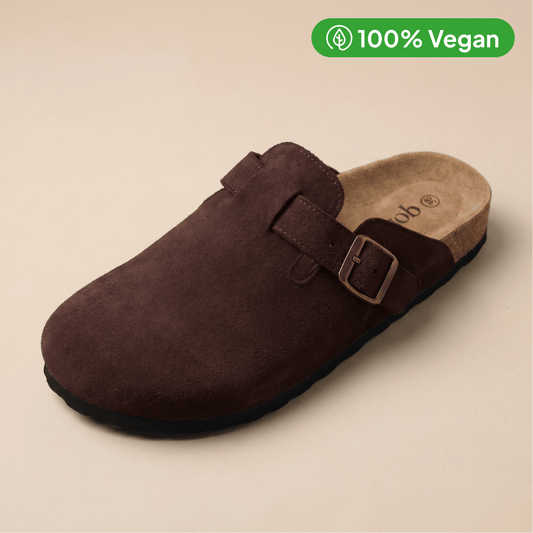 Zuecos de ante vegano