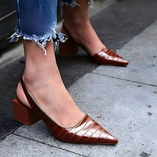 Zapatos Adelina en marrón